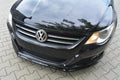 Maxton Design Street+ Spoilerlippe Front Ansatz V.2 passend für VW PASSAT CC STANDARD schwarz Hochglanz
