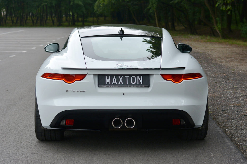 Maxton Design Spoiler CAP passend für Jaguar F-Type X152 schwarz Hochglanz