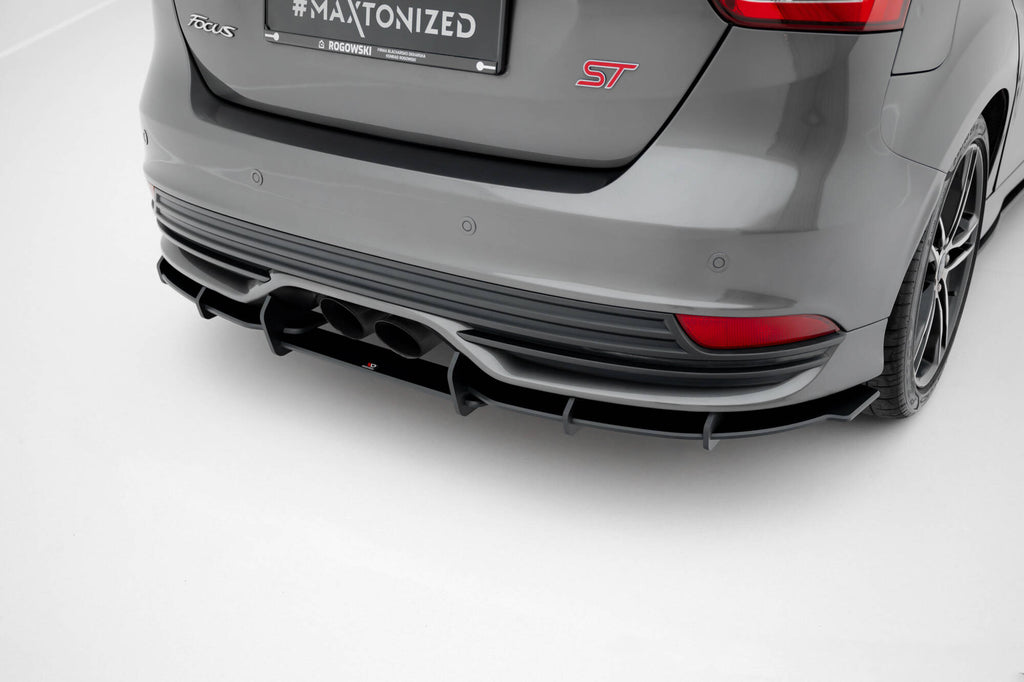 Maxton Design Street Pro Heckschürze passend für Ford Focus ST Mk3 Facelift