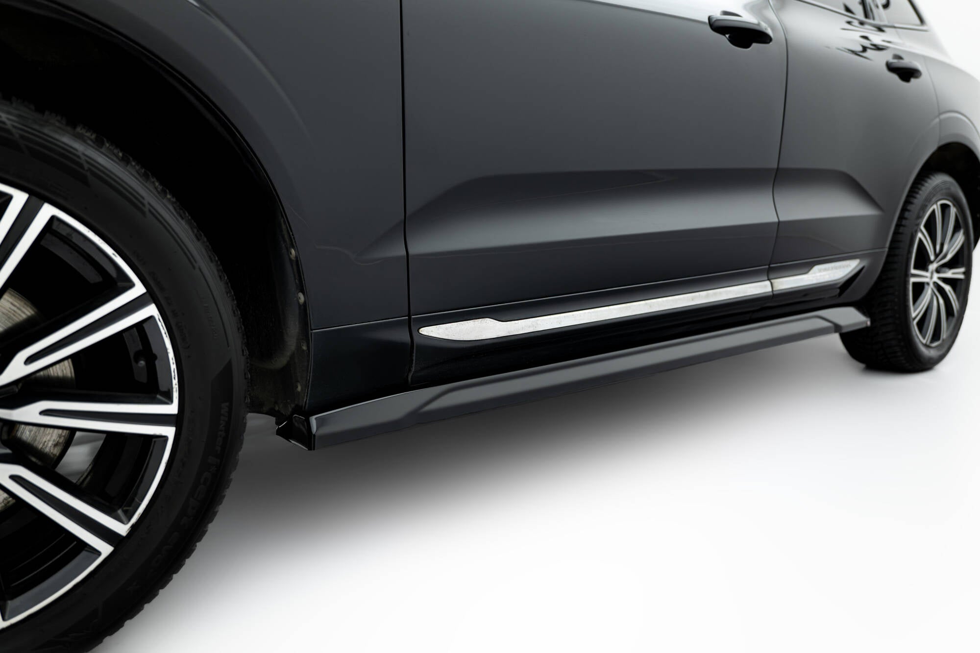 Maxton Design Street+ Seitenschweller Leisten passend für Volvo XC60 Mk2 schwarz Hochglanz