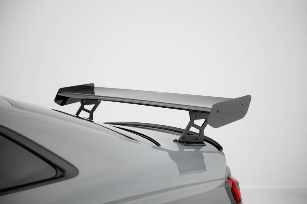 Maxton Design Carbon Spoiler With External Brackets Uprights V.2 Audi A5 / A5 S-Line / S5 / RS5 Coupe F5 / F5 Facelift für Audi A5 / S5 / RS5