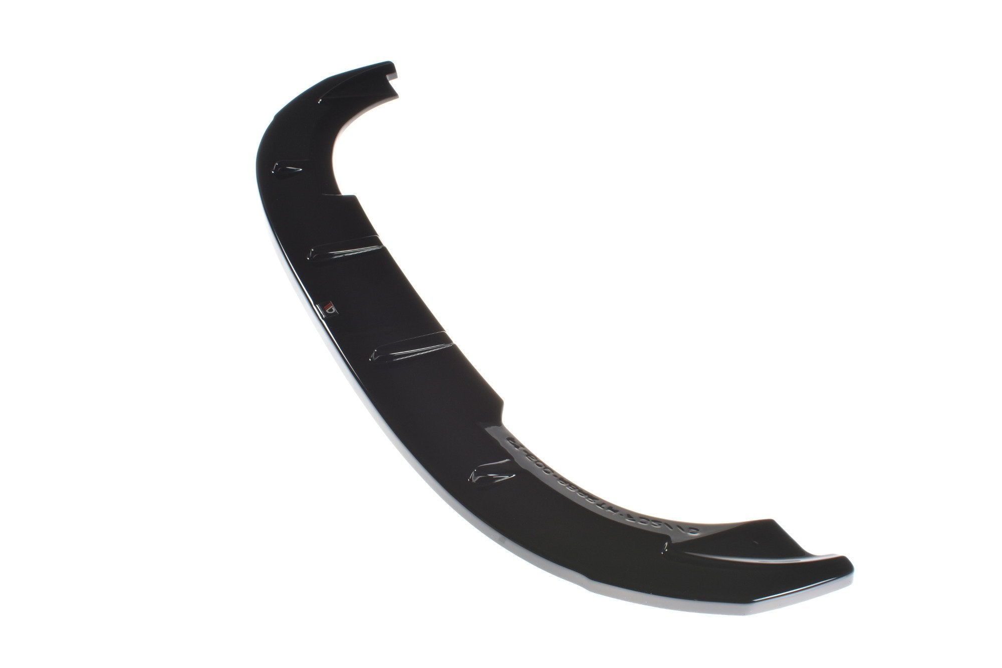 Maxton Design Street+ Spoilerlippe Front Ansatz V.2 passend für Abarth 500 Mk1 schwarz Hochglanz