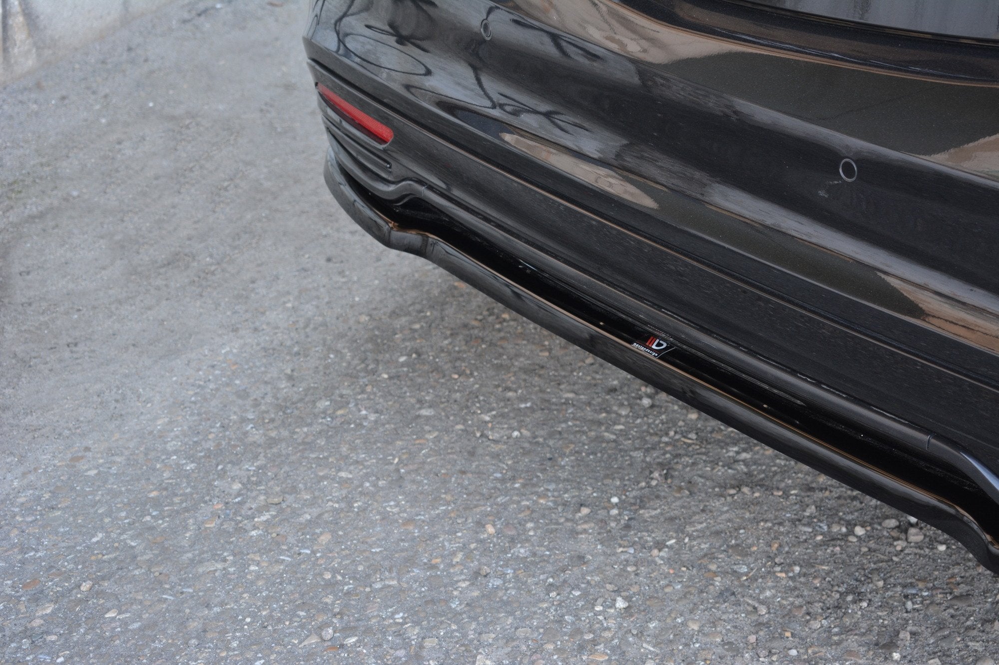 Maxton Design Heckansatz Mercedes S-KLASSE AMG-LINE W222 schwarz Hochglanz für Mercedes-Benz S Klasse W222