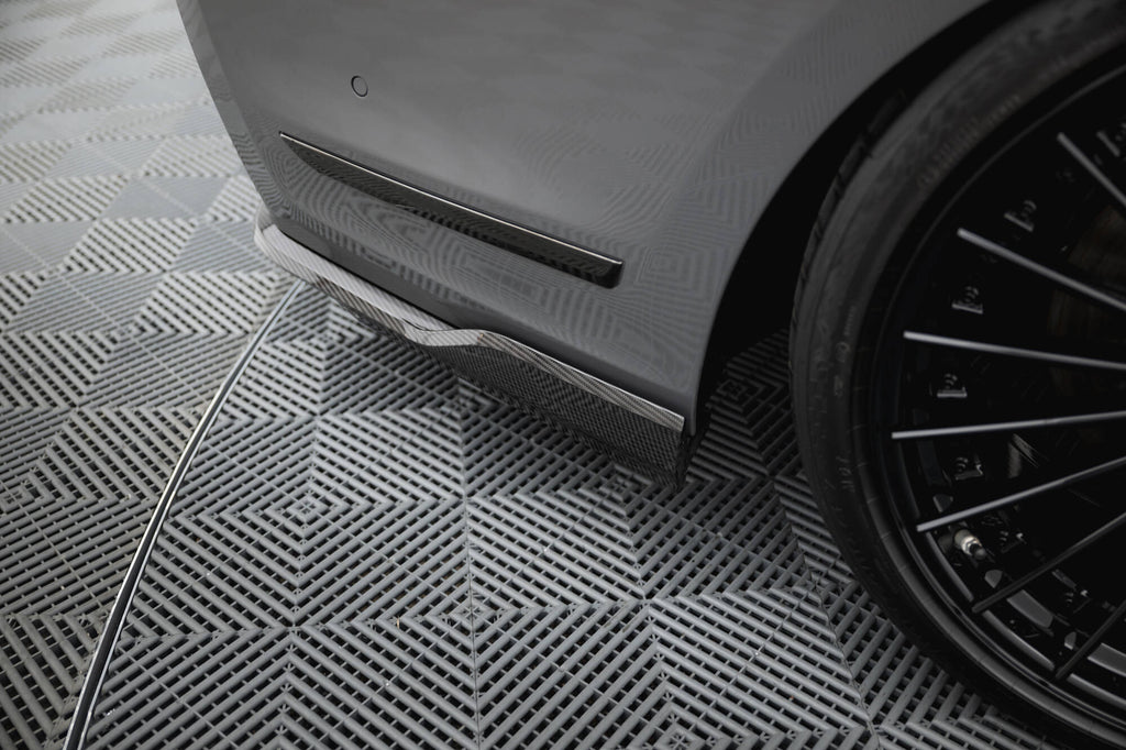 Maxton Design Prepreg Carbon Fiber Rear Splitter BMW 7 M-Paket G11 / G12 Facelift für BMW 7er G11