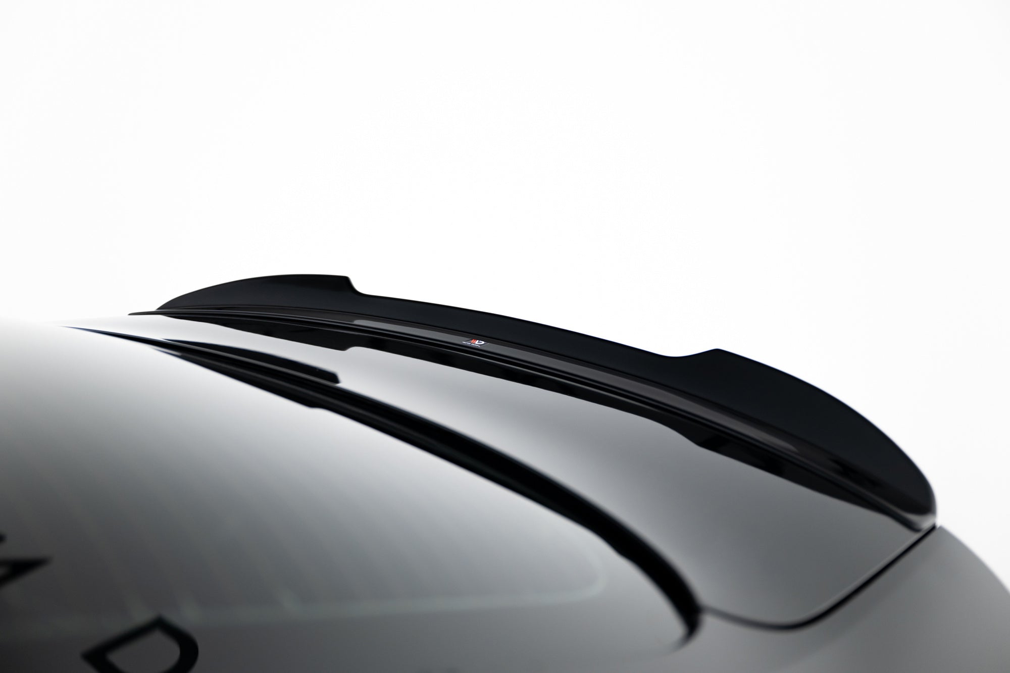 Maxton Design Spoiler CAP passend für Audi S5 Coupe / A5 S-Line Coupe 8T / 8T Facelift schwarz Hochglanz