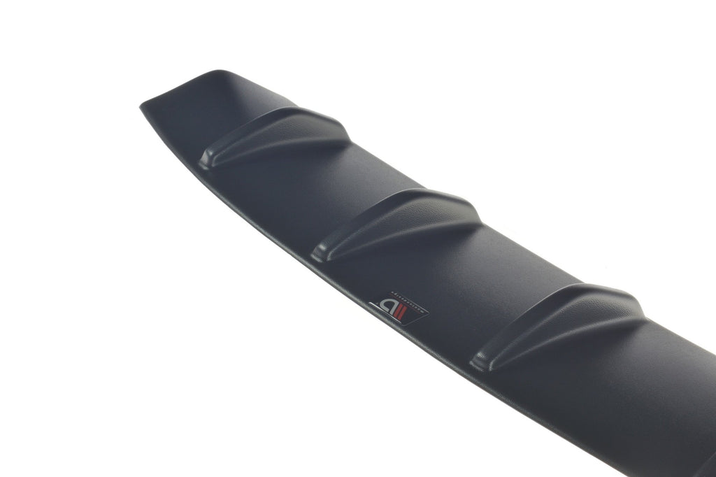 Maxton Design Diffusor Heck Ansatz passend für JAGUAR XF- R schwarz Hochglanz