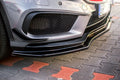 Maxton Design Street+ Spoilerlippe Front Ansatz passend für Mercedes-Benz GLA 45 AMG schwarz Hochglanz