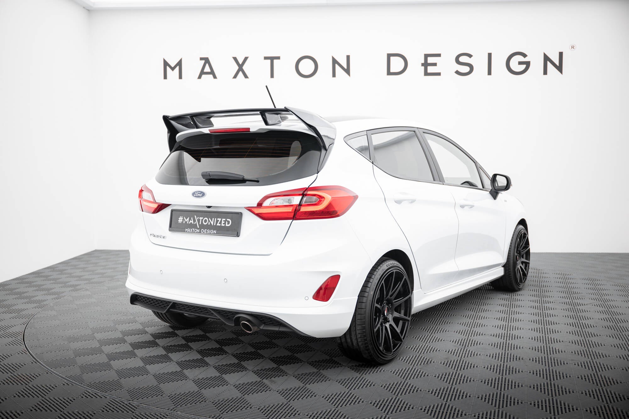 Maxton Design Spoiler Ford Fiesta Standard / ST-Line Mk8 für Ford Fiesta Standard