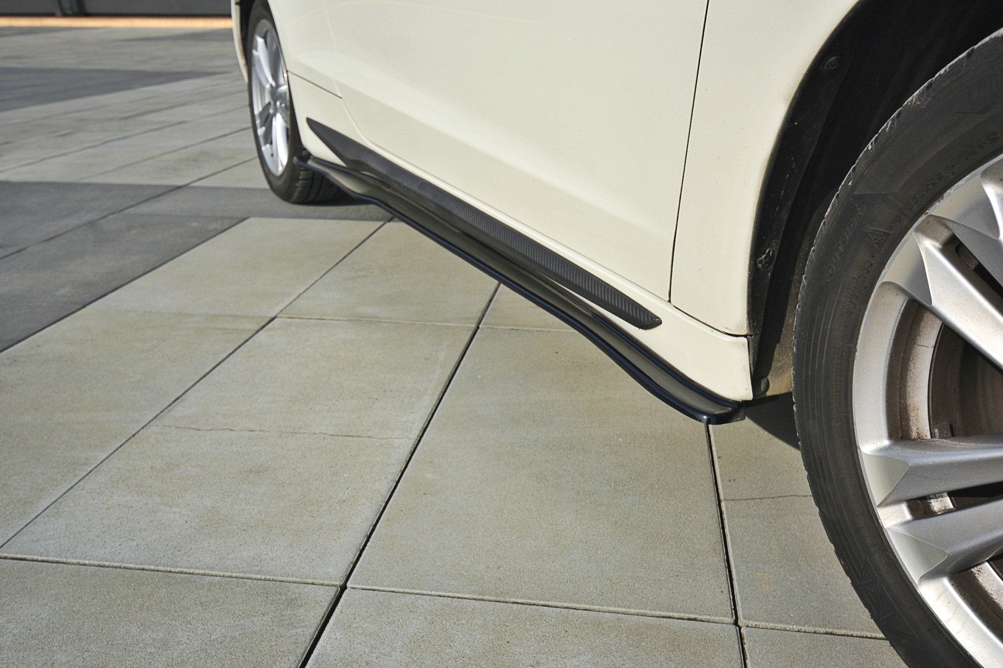 Maxton Design Street+ Seitenschweller Leisten passend für HONDA CR-Z schwarz Hochglanz