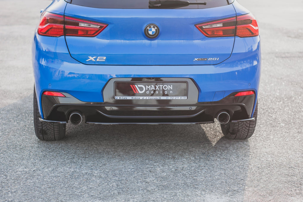 Maxton Design Heckansatz BMW X2 F39 M-Paket schwarz Hochglanz für BMW X2 F39