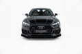 Maxton Design Front Stoßstange Flaps passend für Flaps Audi RS5 Coupe / Sportback F5 schwarz Hochglanz