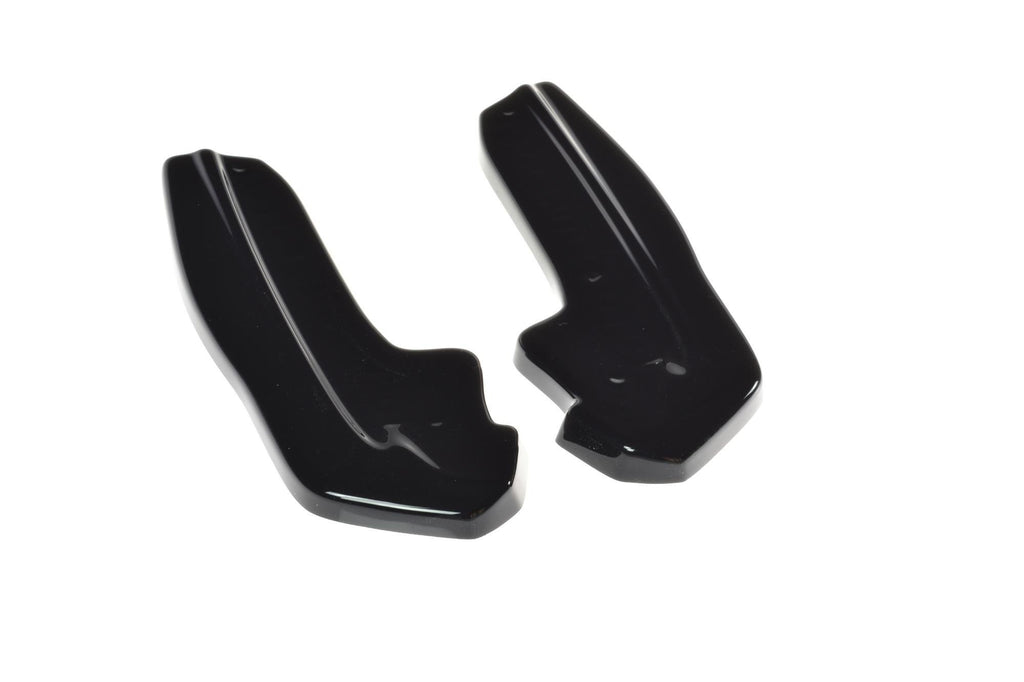 Maxton Design Heck Ansatz Flaps Diffusor V.1 passend für Ford Focus Hatchabck ST-Line schwarz Hochglanz