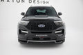 Maxton Design Street+ Spoilerlippe Front Ansatz passend für Ford Explorer XLT Mk6 schwarz Hochglanz
