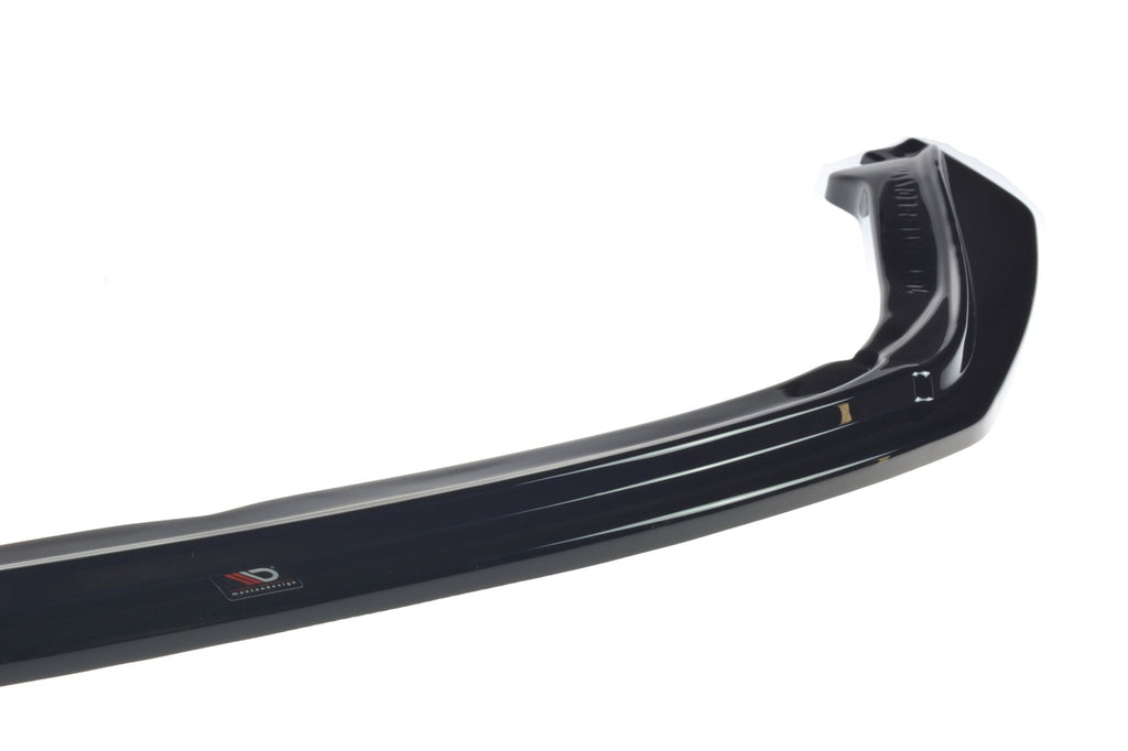 Maxton Design Street+ Spoilerlippe Front Ansatz V.1 passend für JAGUAR F-TYPE X152 schwarz Hochglanz