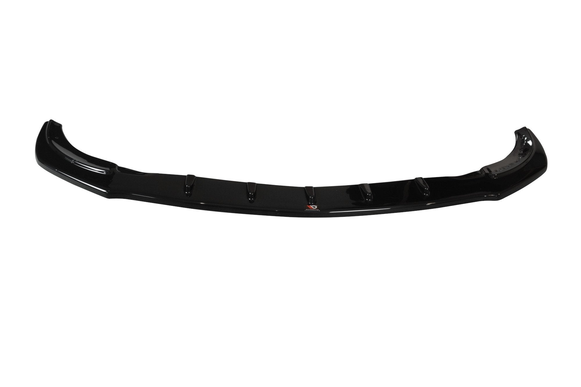 Maxton Design Street+ Spoilerlippe Front Ansatz V.1 passend für Mercedes CLA C117 AMG-LINE FACELIFT schwarz Hochglanz