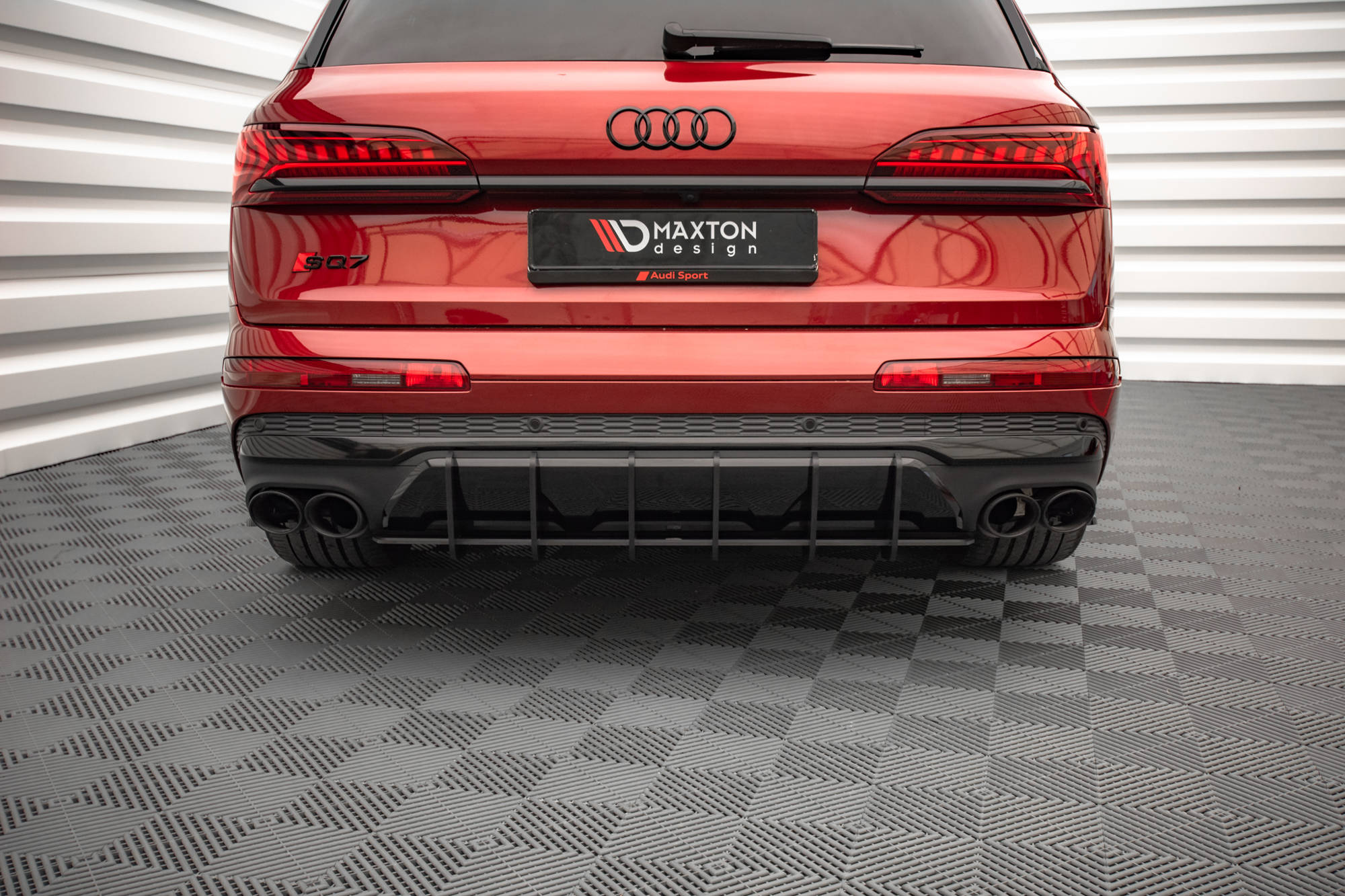 Maxton Design Street Pro Heckschürze passend für Audi SQ7 Mk2 (4M) Facelift