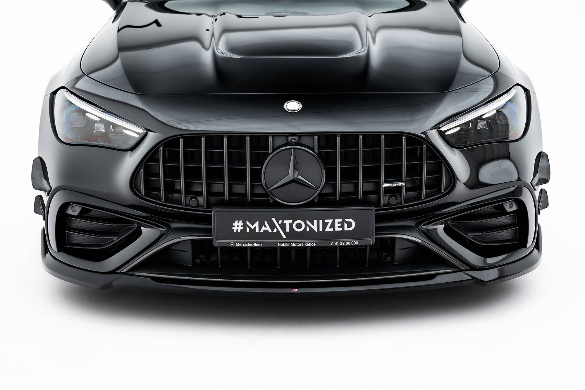 Maxton Design Stoßstangen Flaps Wings vorne Canards passend für Mercedes-AMG CLE 53 Aero C236