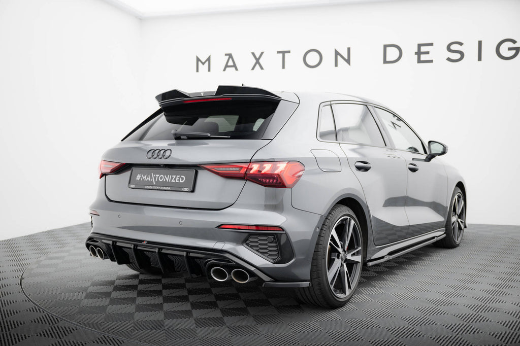 Maxton Design Prepreg Carbon Fiber Heckklappenspoiler Audi RS3 / S3 / A3 S-Line Sportback 8Y / 8Y Facelift für Audi A3