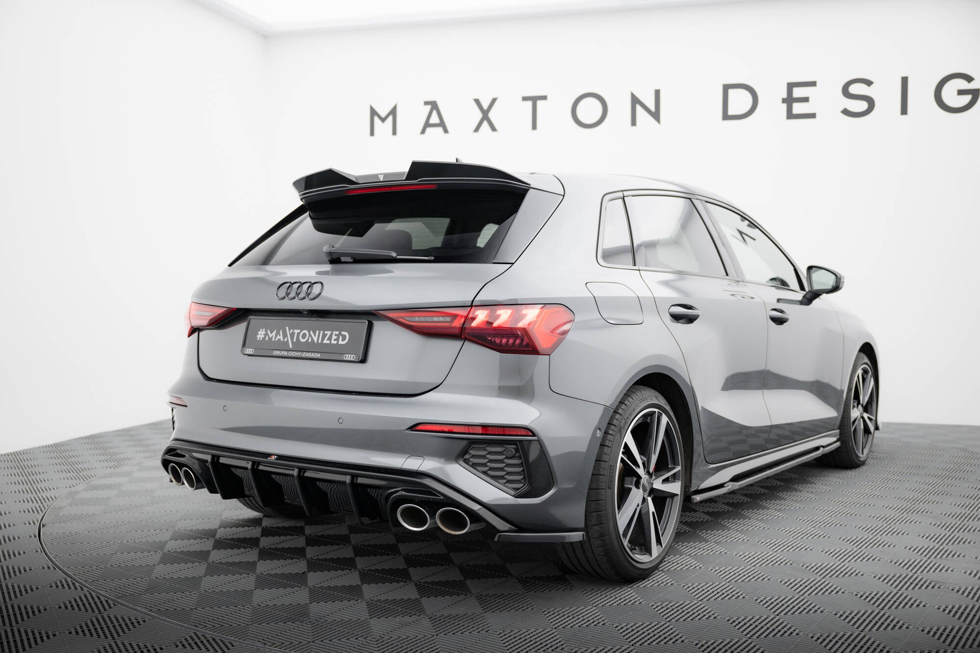 Maxton Design Prepreg Carbon Fiber Heckklappenspoiler Audi RS3 / S3 / A3 S-Line Sportback 8Y / 8Y Facelift für Audi A3