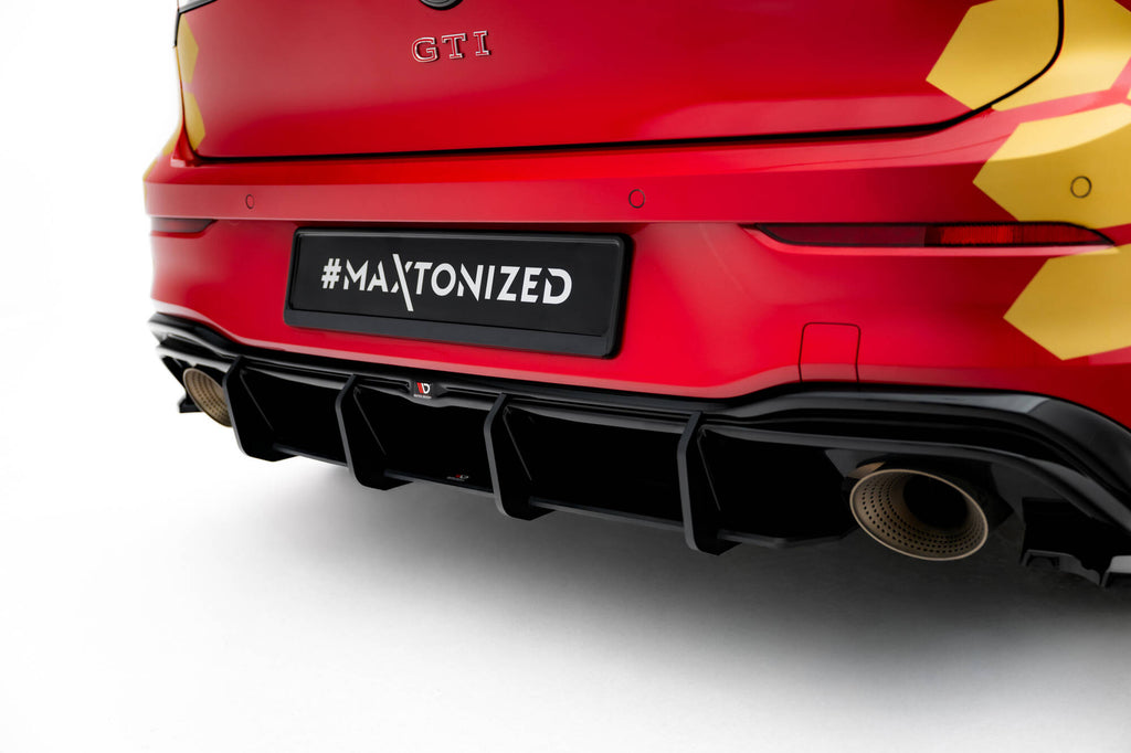 Maxton Design Street Pro Heckschürze V.1 passend für VW Golf GTI Clubsport Mk8 Facelift