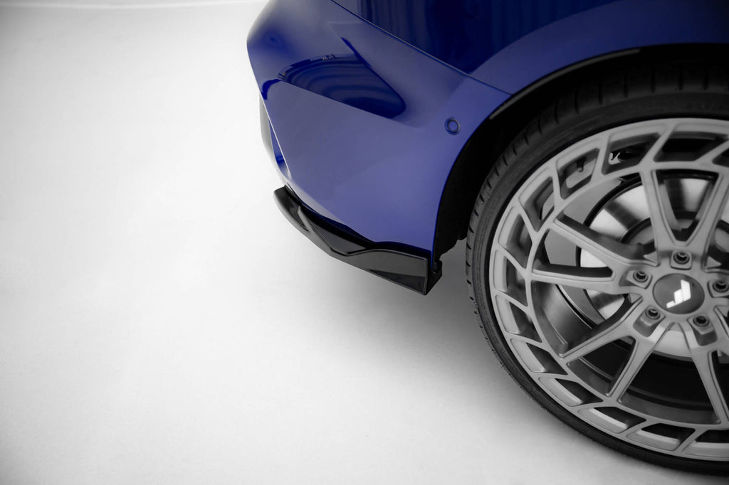Maxton Design Heck Ansatz Flaps Diffusor V.2 passend für Audi S3 Limousine 8Y Facelift schwarz Hochglanz