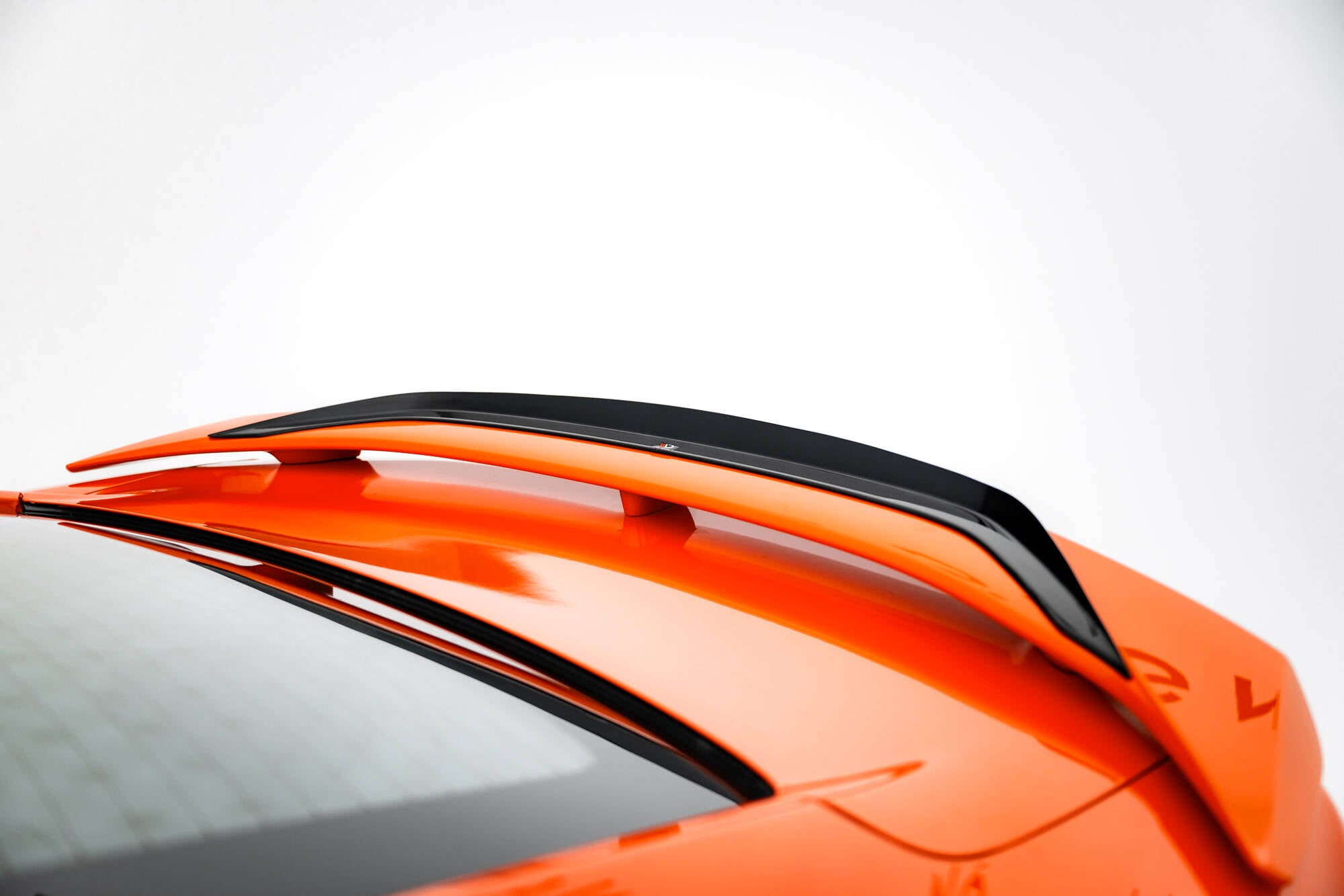 Maxton Design Spoiler CAP passend für Chevrolet Camaro SS Mk6 Facelift schwarz Hochglanz