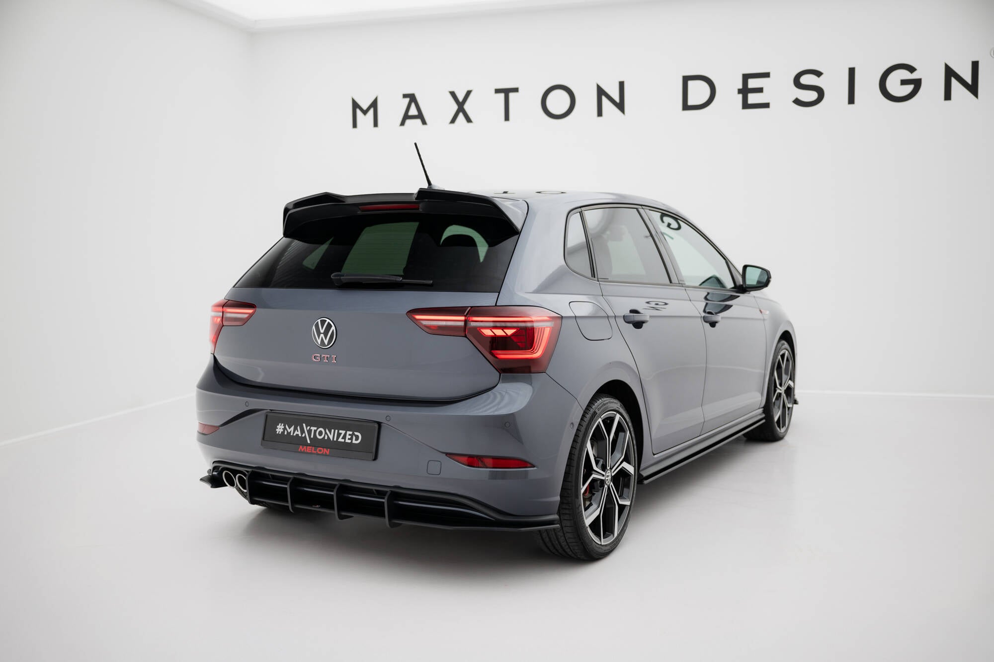Maxton Design Street Pro Heckschürze passend für VW Polo GTI Mk6 Facelift