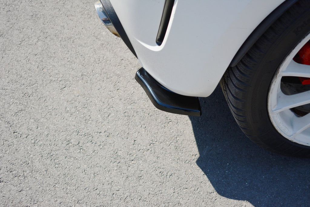 Maxton Design Heck Ansatz Flaps Diffusor passend für Abarth 500 Mk1 schwarz Hochglanz