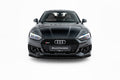 Maxton Design Street+ Spoilerlippe Front Ansatz V.1 passend für Audi RS5 Coupe / Sportback F5 schwarz Hochglanz