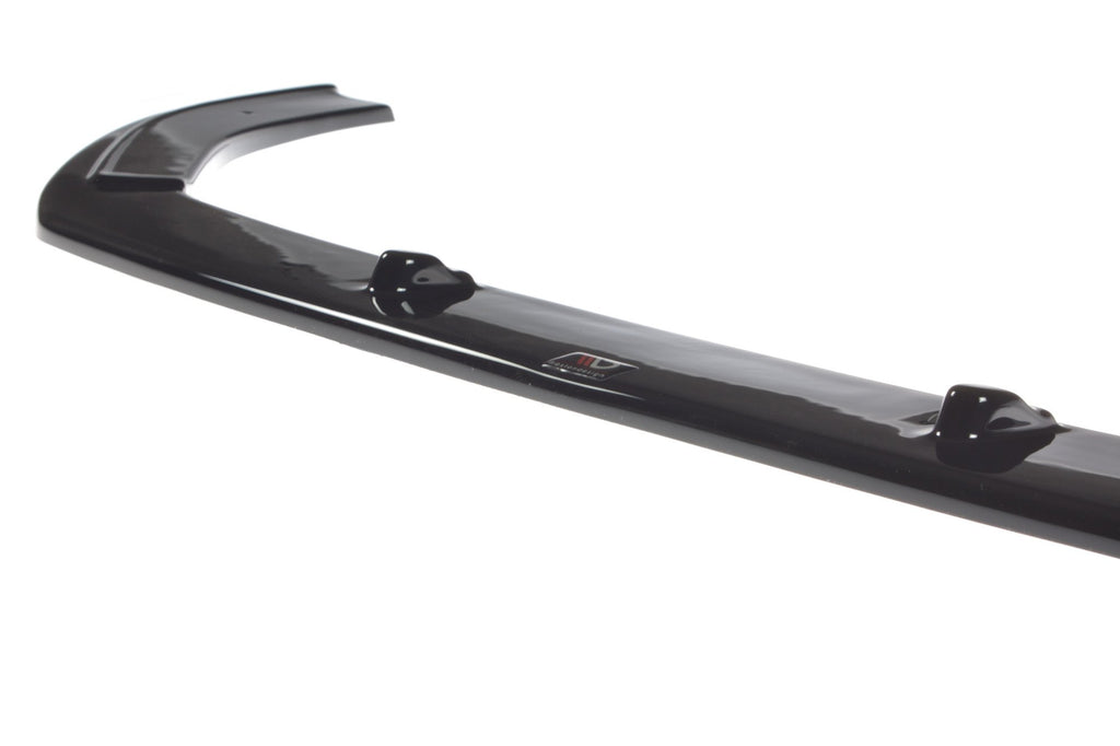 Maxton Design Street+ Spoilerlippe Front Ansatz V.1 passend für Audi RS3 Sportback 8V Facelift schwarz Hochglanz