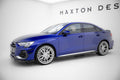 Maxton Design Street+ Seitenschweller Leisten passend für V.3 passend für Audi A3 S-Line Limousine / S3 Limousine 8Y / 8Y Facelift schwarz Hochglanz