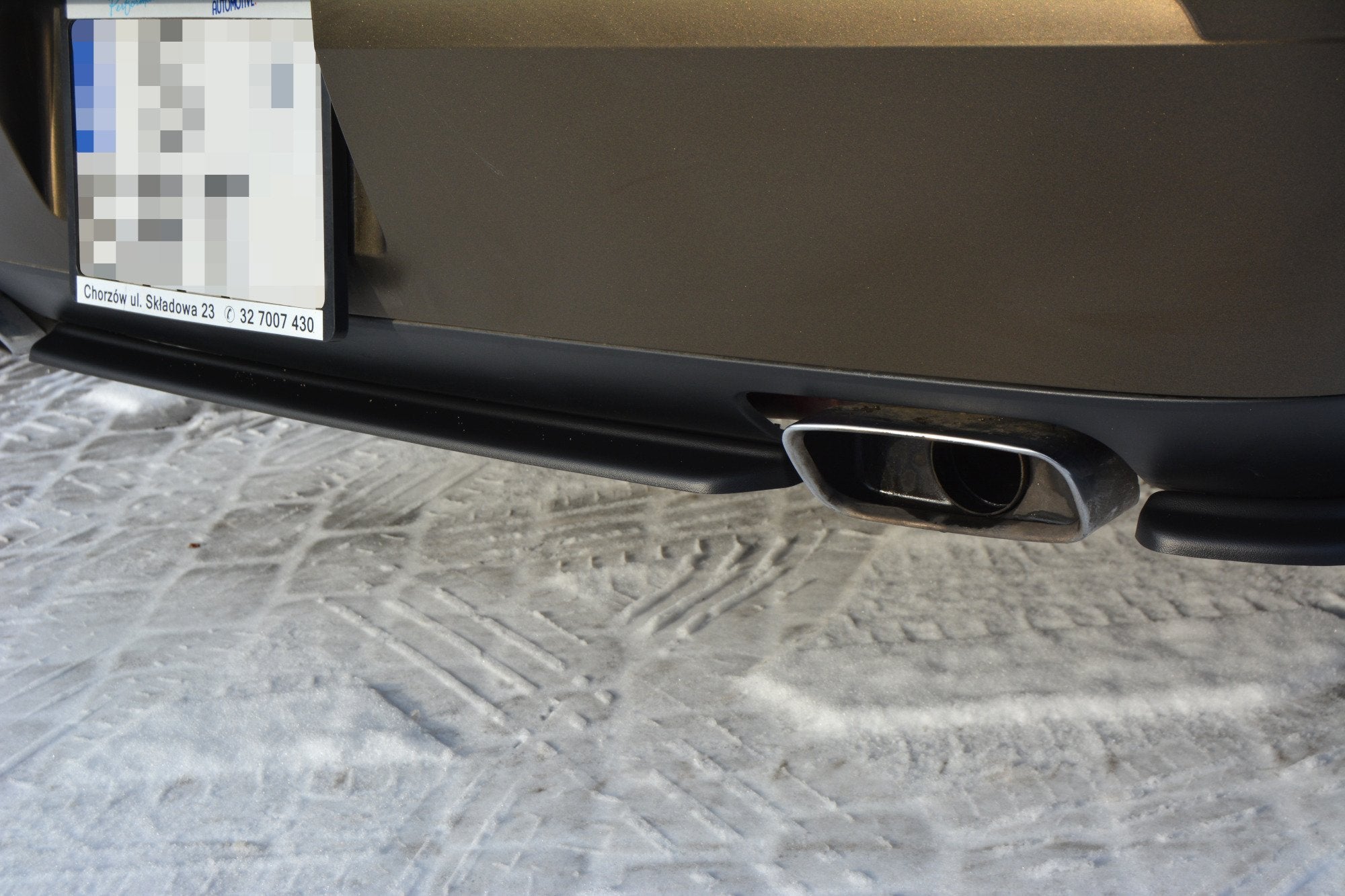 Maxton Design Heckansatz DODGE CHALLENGER MK3. PHASE-I SRT8 COUPE schwarz Hochglanz für Dodge Challenger Mk3