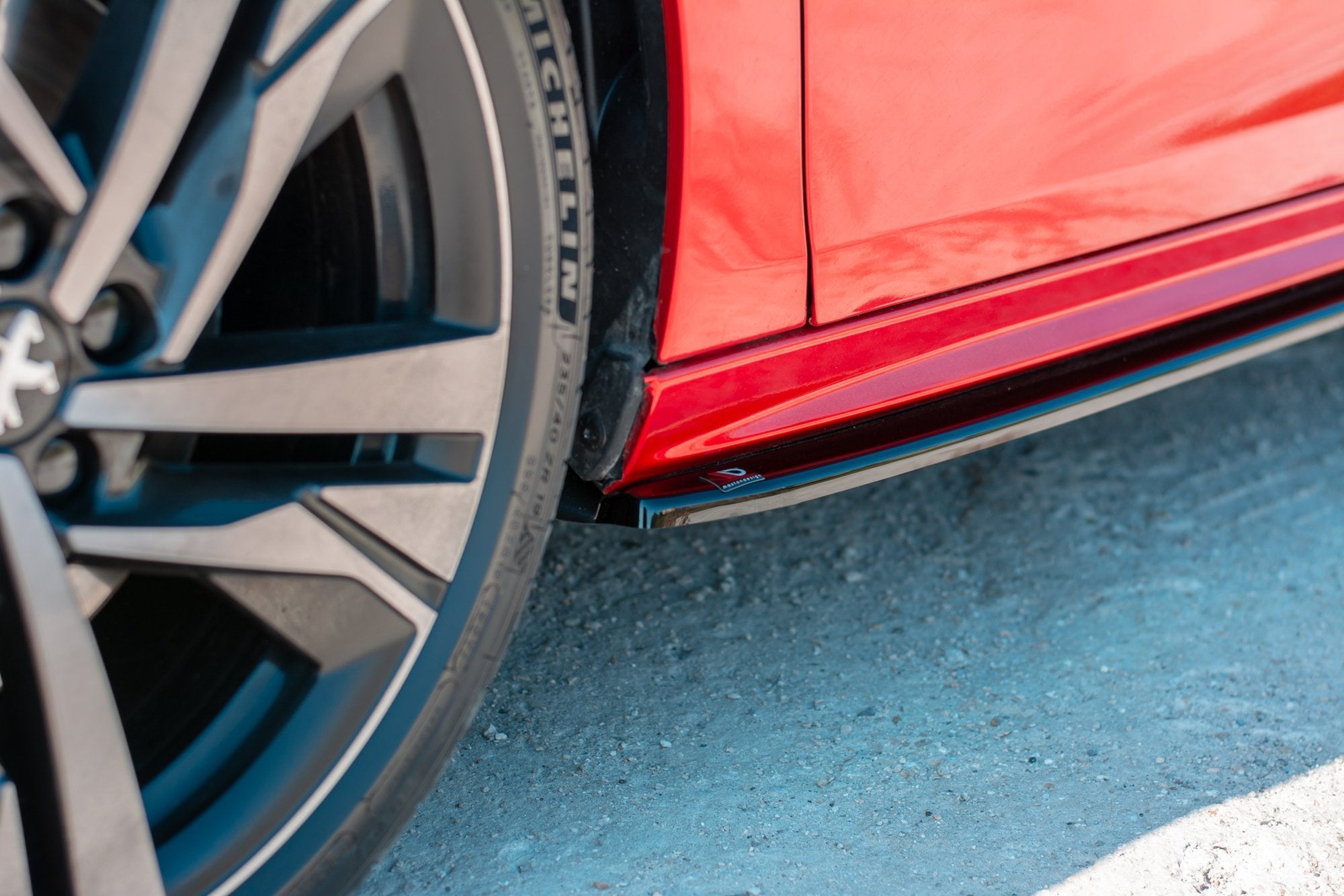 Maxton Design Street+ Seitenschweller Leisten passend für Peugeot 508 Mk2 schwarz Hochglanz