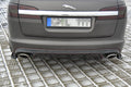 Maxton Design Heck Ansatz Flaps Diffusor passend für JAGUAR XF (X250) MK1 SPORTBRAKE S-PACK schwarz Hochglanz