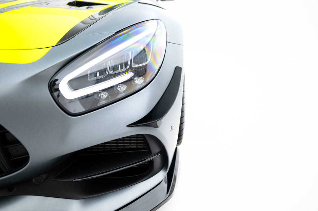 Maxton Design Stoßstangen Flaps Wings vorne Canards passend für Mercedes-AMG GT C C190 Facelift