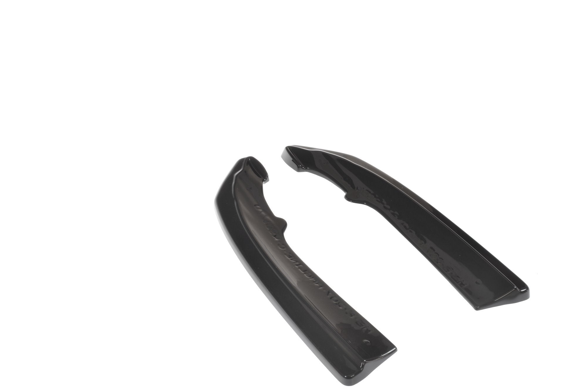 Maxton Design Splitter / Diffusor Heck Ansatz passend für Mercedes-Benz E-Klasse W207 Coupe AMG-Line schwarz Hochglanz