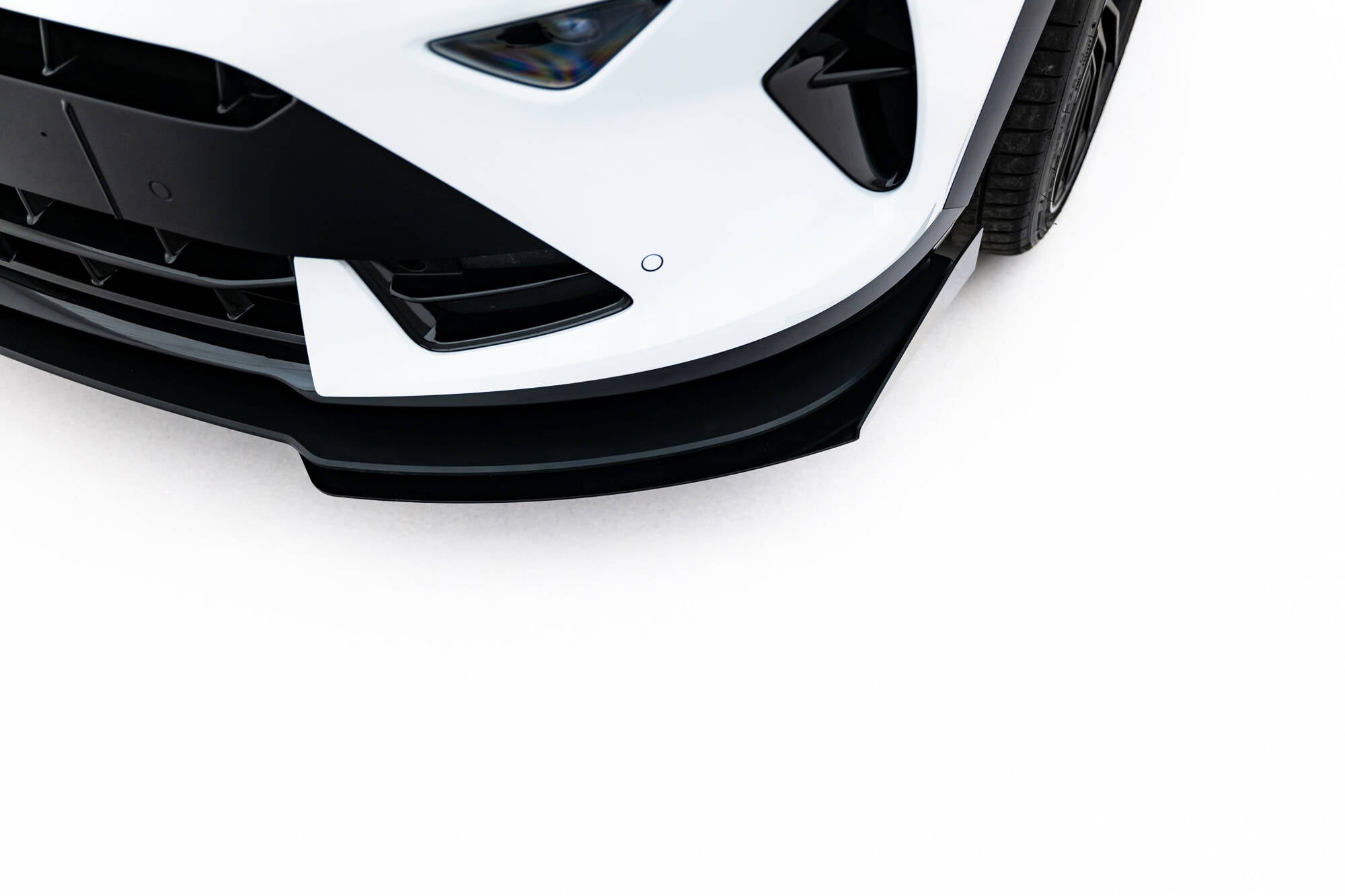 Maxton Design Street Pro Street+ Spoilerlippe Front Ansatz + Flaps passend für Cupra Formentor Mk1 Facelift schwarz Hochglanz