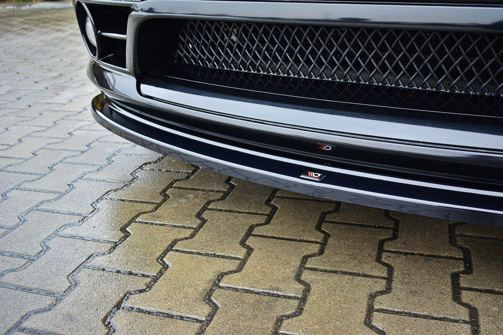 Maxton Design Street+ Spoilerlippe Front Ansatz V.1 passend für JEEP GRAND CHEROKEE WK STR8 schwarz Hochglanz