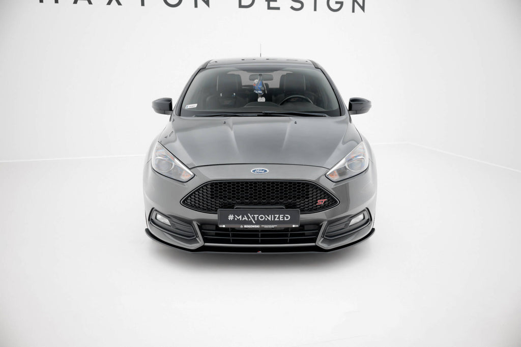 Maxton Design Street Pro Street+ Spoilerlippe Front Ansatz passend für Ford Focus ST Mk3 Facelift