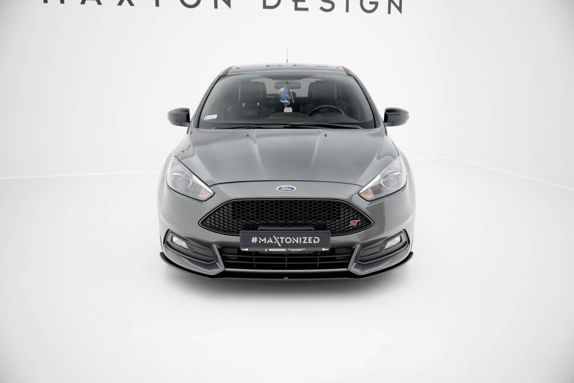 Maxton Design Street Pro Street+ Spoilerlippe Front Ansatz passend für Ford Focus ST Mk3 Facelift