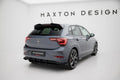 Maxton Design Street Pro Heckschürze + Flaps passend für VW Polo GTI Mk6 Facelift schwarz Hochglanz