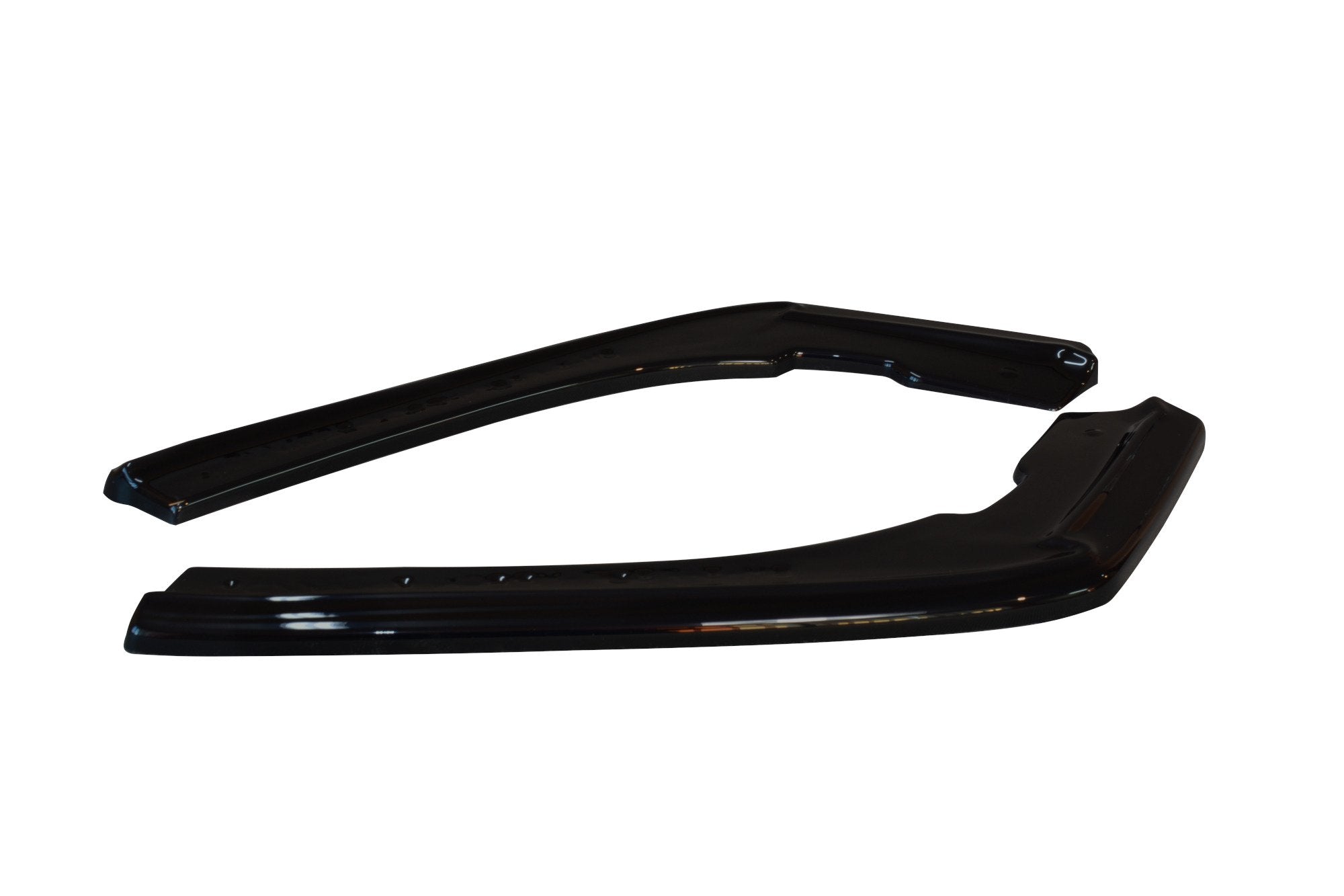 Maxton Design Heck Ansatz Flaps Diffusor passend für BMW 3er M-Paket Limousine / Touring F30 / F30 Facelift / F31 / F31 Facelift schwarz Hochglanz