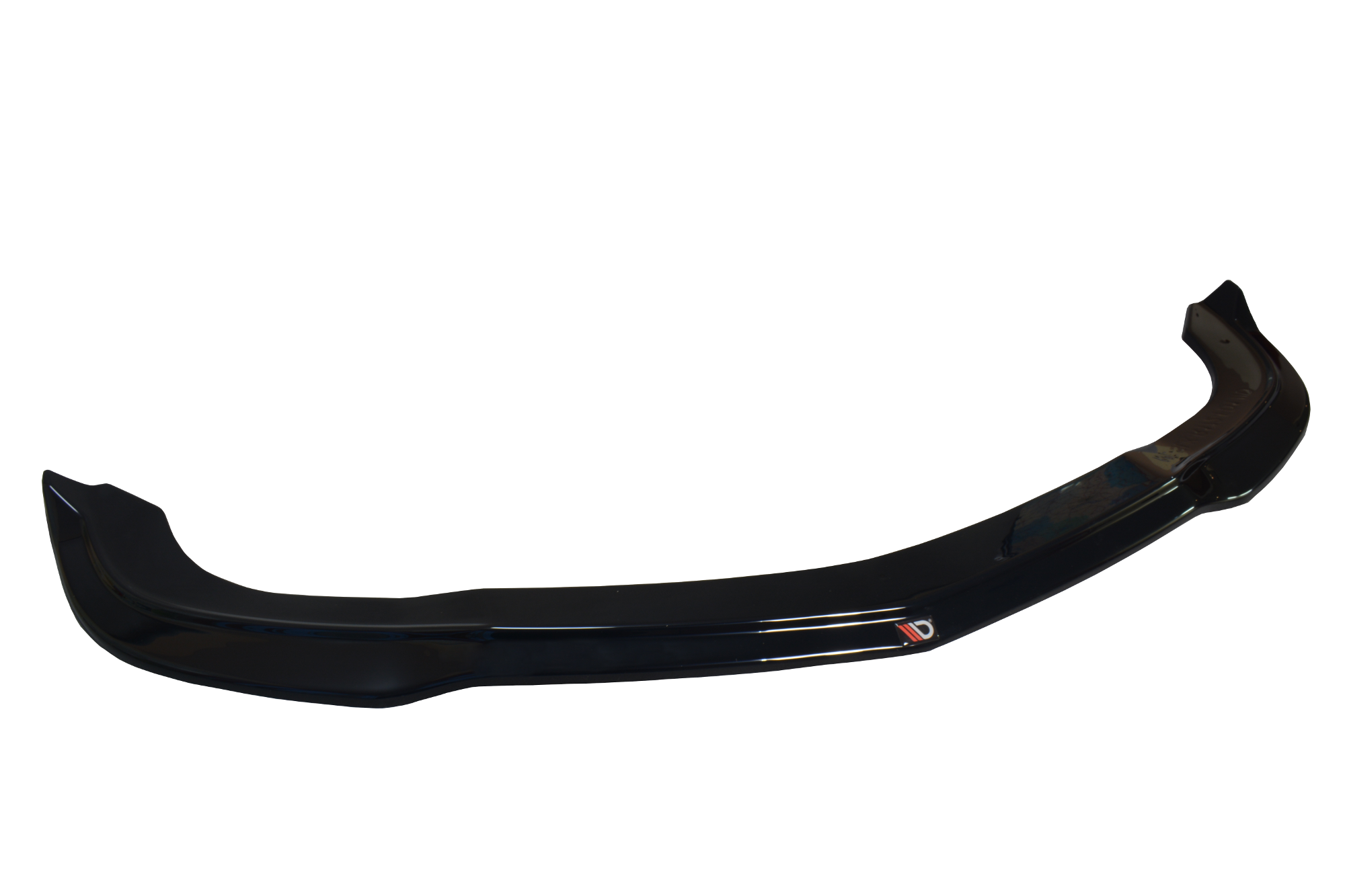Maxton Design Street+ Spoilerlippe Front Ansatz V.1 passend für Mercedes SLK R172 schwarz Hochglanz