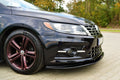 Maxton Design Street+ Spoilerlippe Front Ansatz passend für VOLKSWAGEN CC R-LINE schwarz Hochglanz