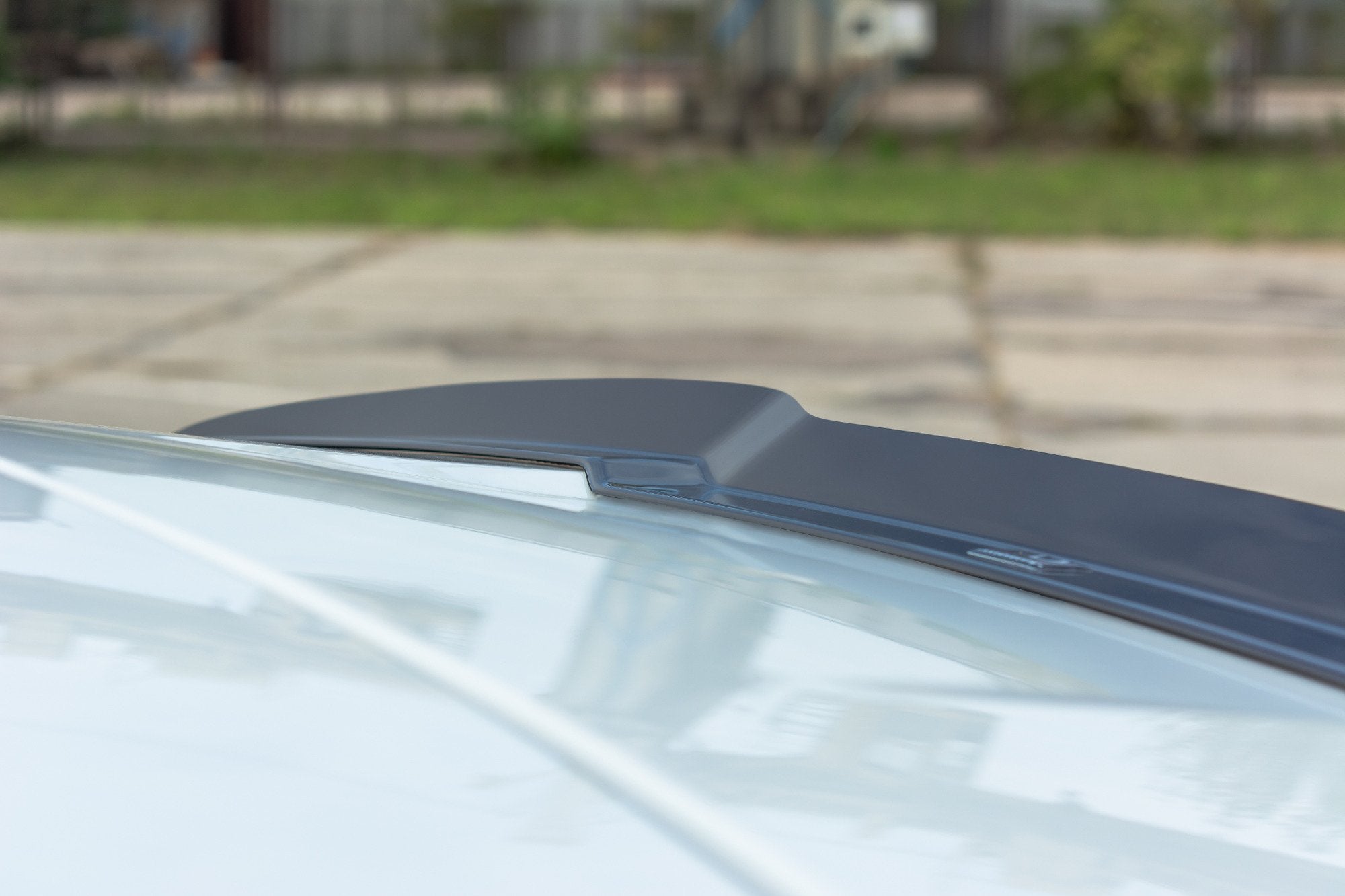 Maxton Design Spoiler CAP passend für Renault Megane IV RS schwarz Hochglanz