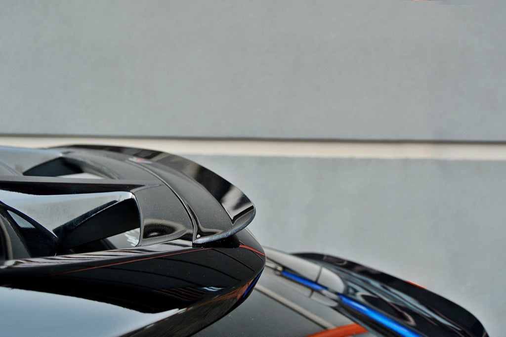 Maxton Design Spoiler CAP V.2 passend für Toyota C-HR Mk1 schwarz Hochglanz
