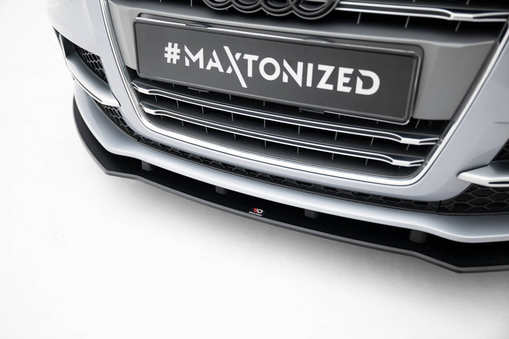 Maxton Design Street Pro Street+ Spoilerlippe Front Ansatz passend für Audi TT S / TT S-Line 8J Facelift