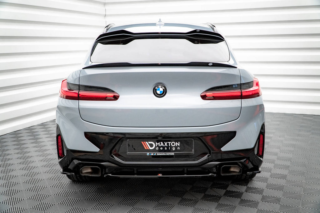 Maxton Design Heckansatz BMW X4 M-Paket G02 Facelift schwarz Hochglanz für BMW X4 G02 Facelift