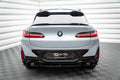 Maxton Design Heckansatz BMW X4 M-Paket G02 Facelift schwarz Hochglanz für BMW X4 G02 Facelift