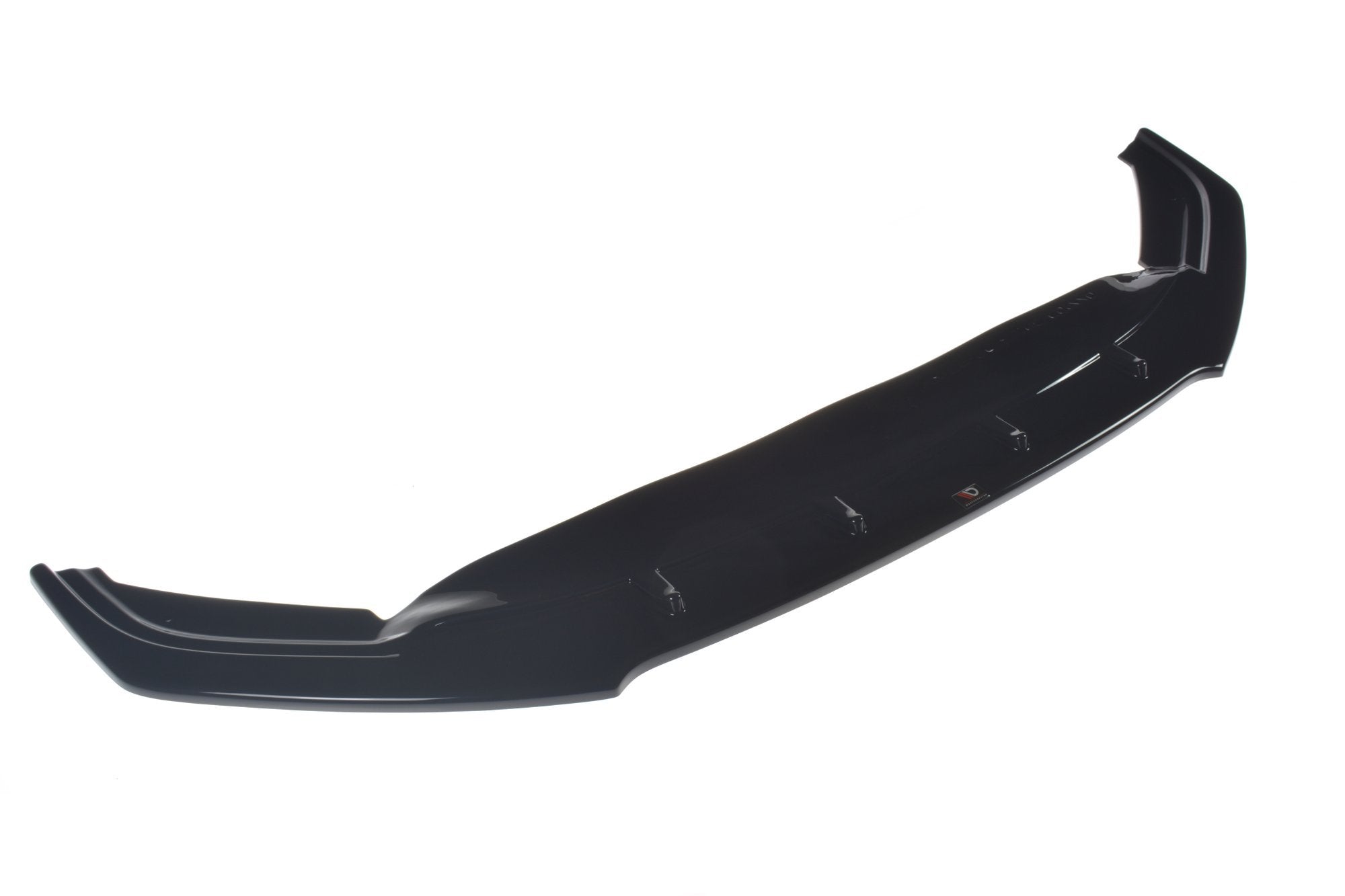 Maxton Design Street+ Spoilerlippe Front Ansatz V.1 passend für VW Passat R-Line B8 schwarz Hochglanz